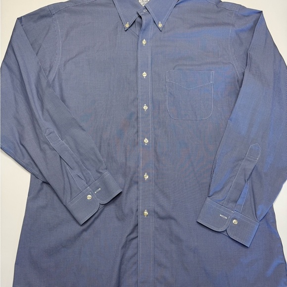 Brooks Brothers Classic Blue Dress Shirt - Picture 2 of 3